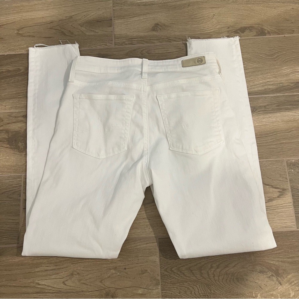 ADRIANO GOLDSCHMIED AG Jeans Women’s 28R White Farrah Ankle Hi Rise Skinny Japan